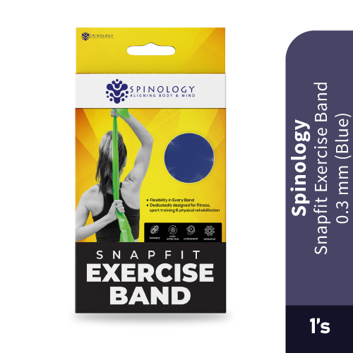 SPINOLOGY Snapfit Exercise Band Dark Purple 0.3mm- Exercise Band , Band, Fitness Equipment