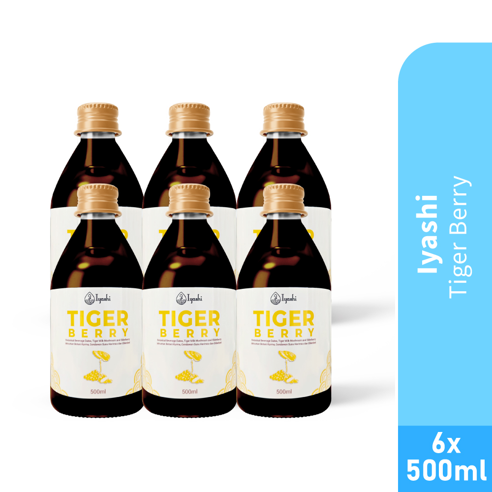 IYASHI Tiger Berry 500ml with 6 Bottle – Health Care , Food Supplement , Well Being