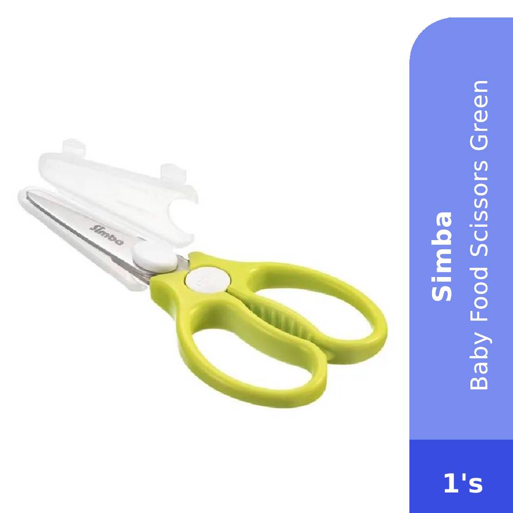 SIMBA Baby Food Scissors Green - Baby Accessories, Baby Food Scissors , Baby Feeding