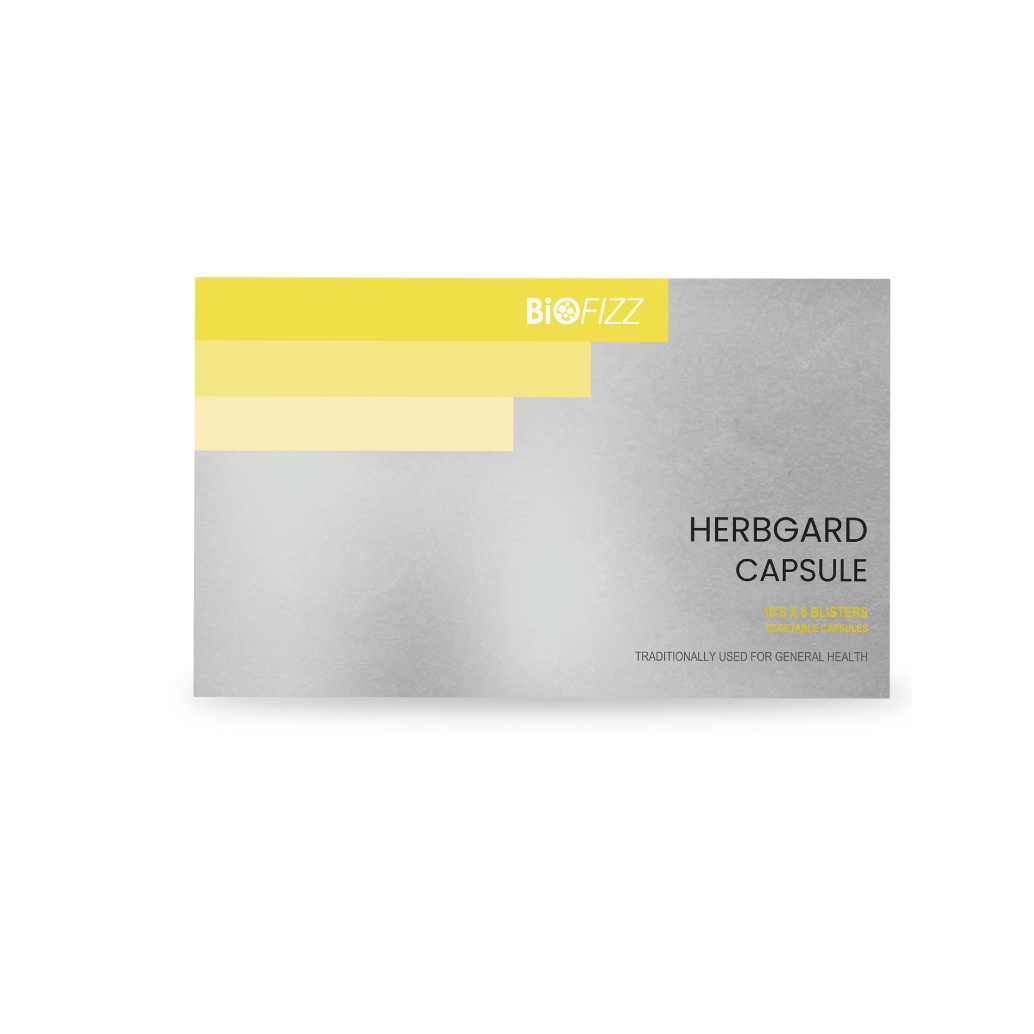 BIOFIZZ Herbgard Capsules 60's with Herbs, Herba for Antibacterial, Immune Booster, Asthma, Antibiotic Capsules, 草药