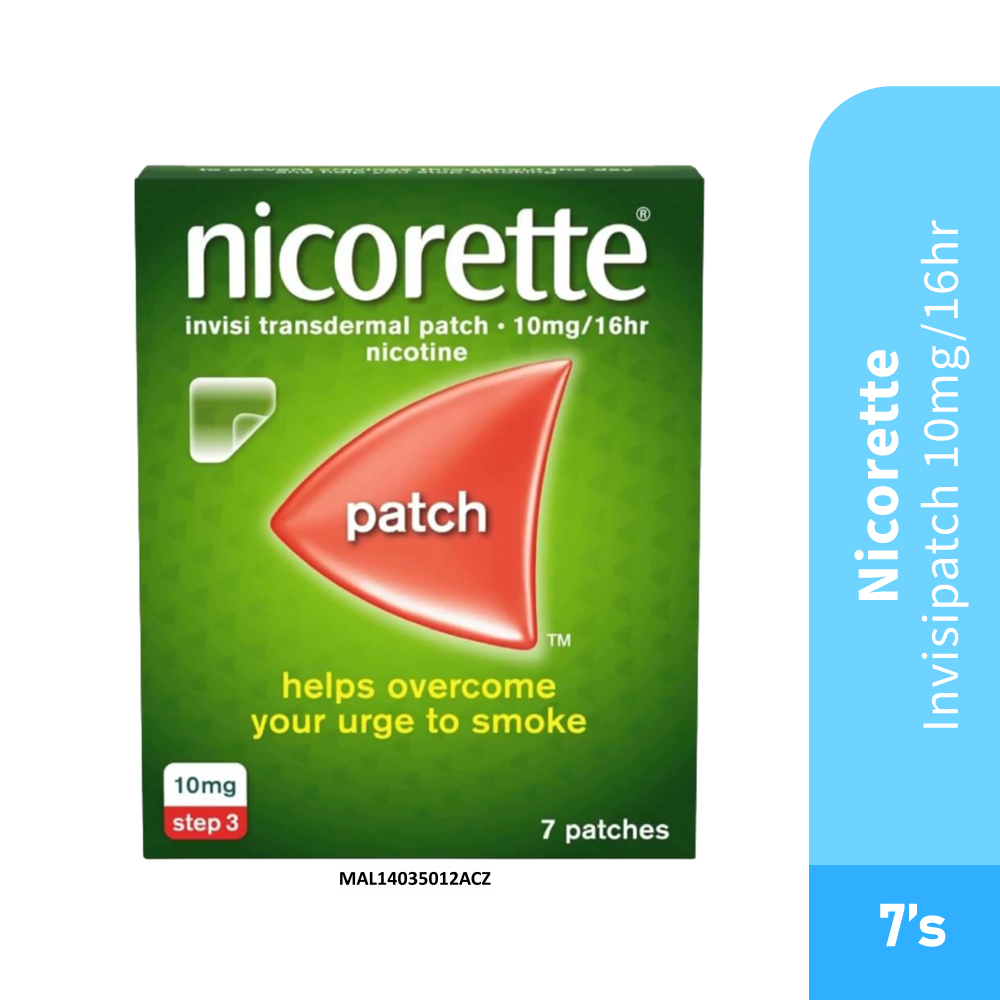 NICORETTE Invisipatch 10mg/16hr 7's