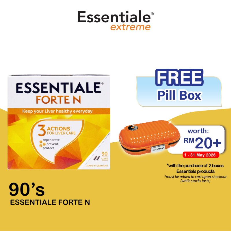 ESSENTIALE Forte N 90's for Liver Supplement, Support Liver Health, Liver Detox 护肝, 补肝