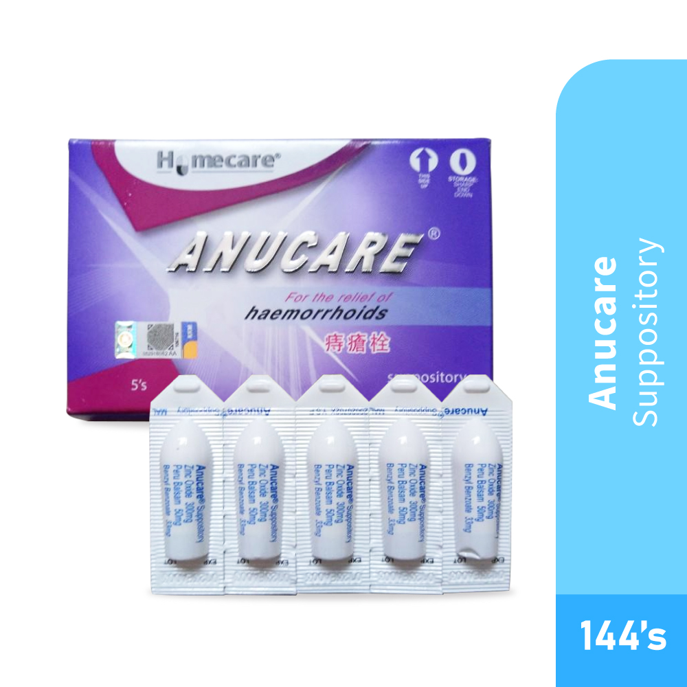 ANUCARE SUPPOSITORY 144's