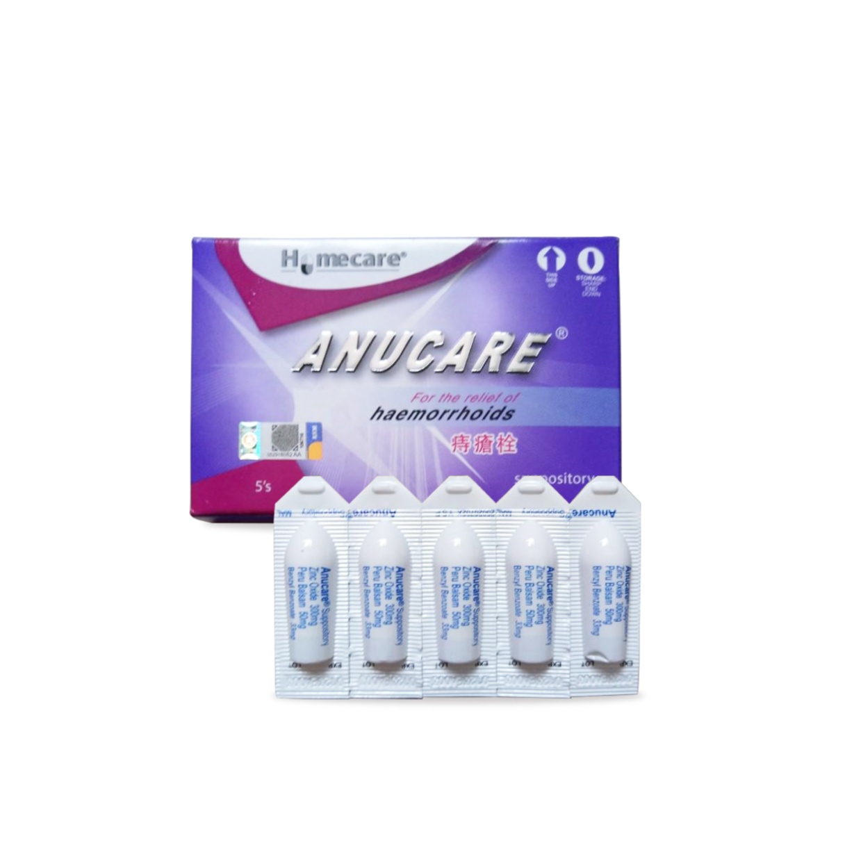 ANUCARE SUPPOSITORY 144's