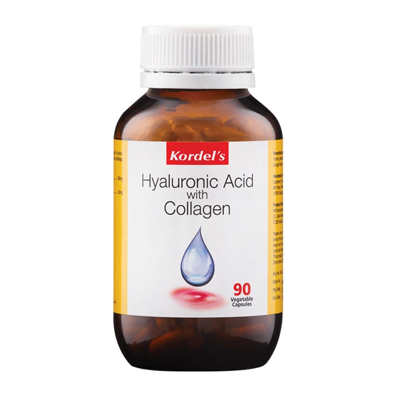 KORDEL'S HYALURONIC ACID WITH COLLAGEN 90'S for Osteoarthritis, Joint Supplement