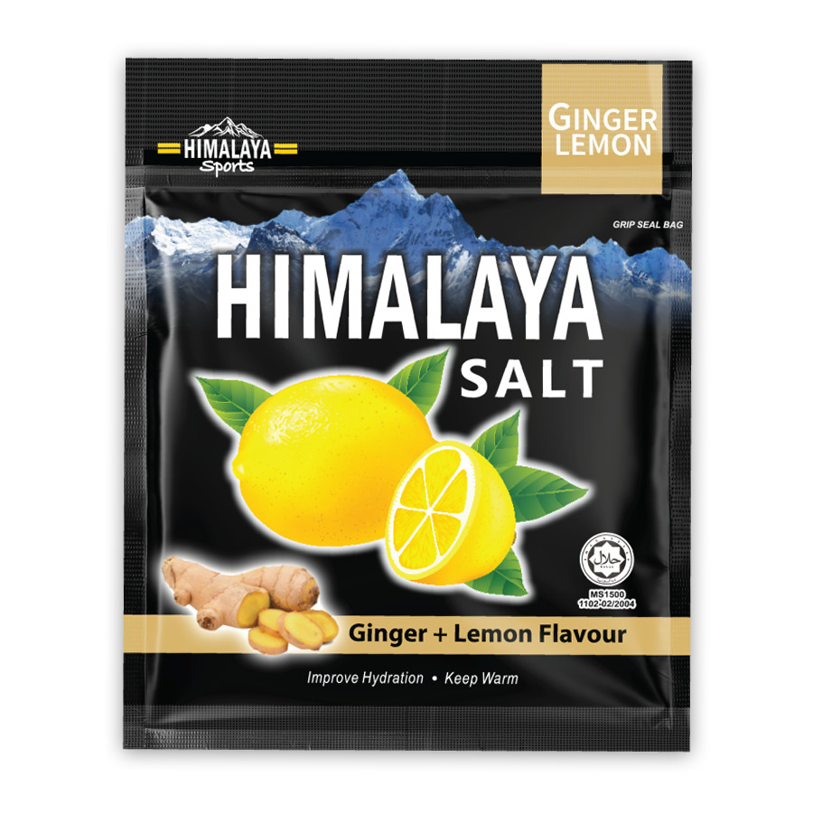 HIMALAYA SALT SPORTS CANDY 15G - GINGER + LEMON
