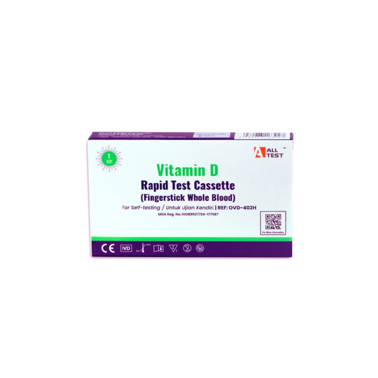 ALLTEST Vitamin D Rapid Test Casette 1 Test Kit, Vitamin D Test Kit, Vitamin D