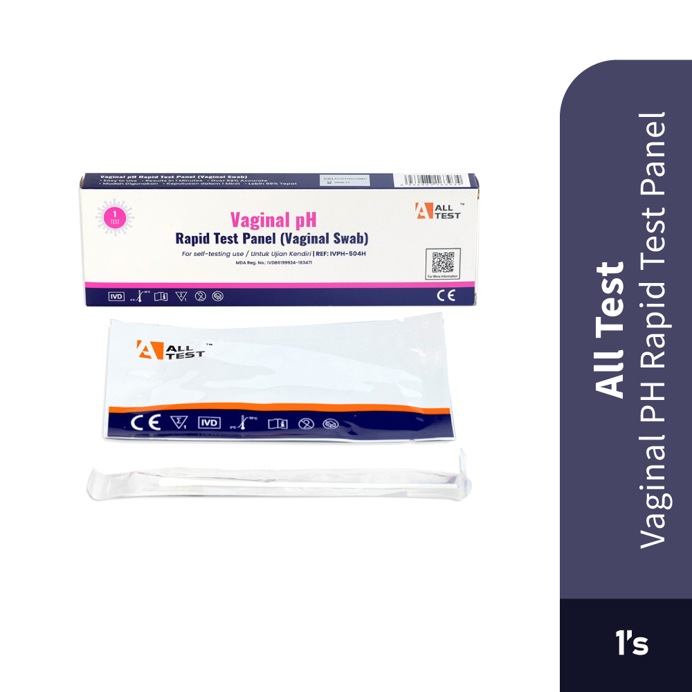 ALLTEST Vaginal Ph Rapid Test Panel 1 Test kit, Vaginal Test Kit for Viginal care, Viginal Infection