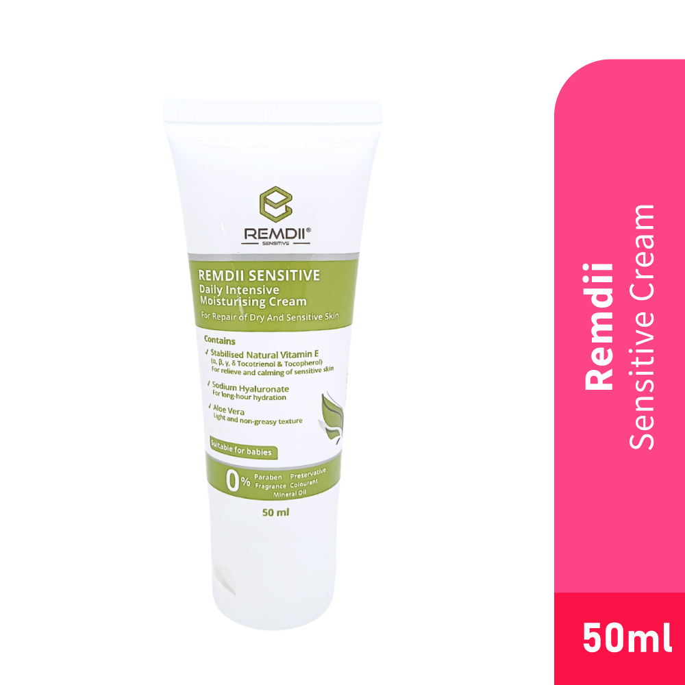REMDII Sensitive Cream 50ml for Moisturizing Cream, Vitamin E Cream, Aloe Vera Cream, Moisturizer