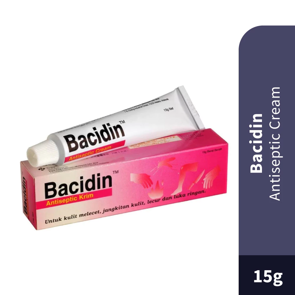 Bacidin Antiseptic Cream 15G