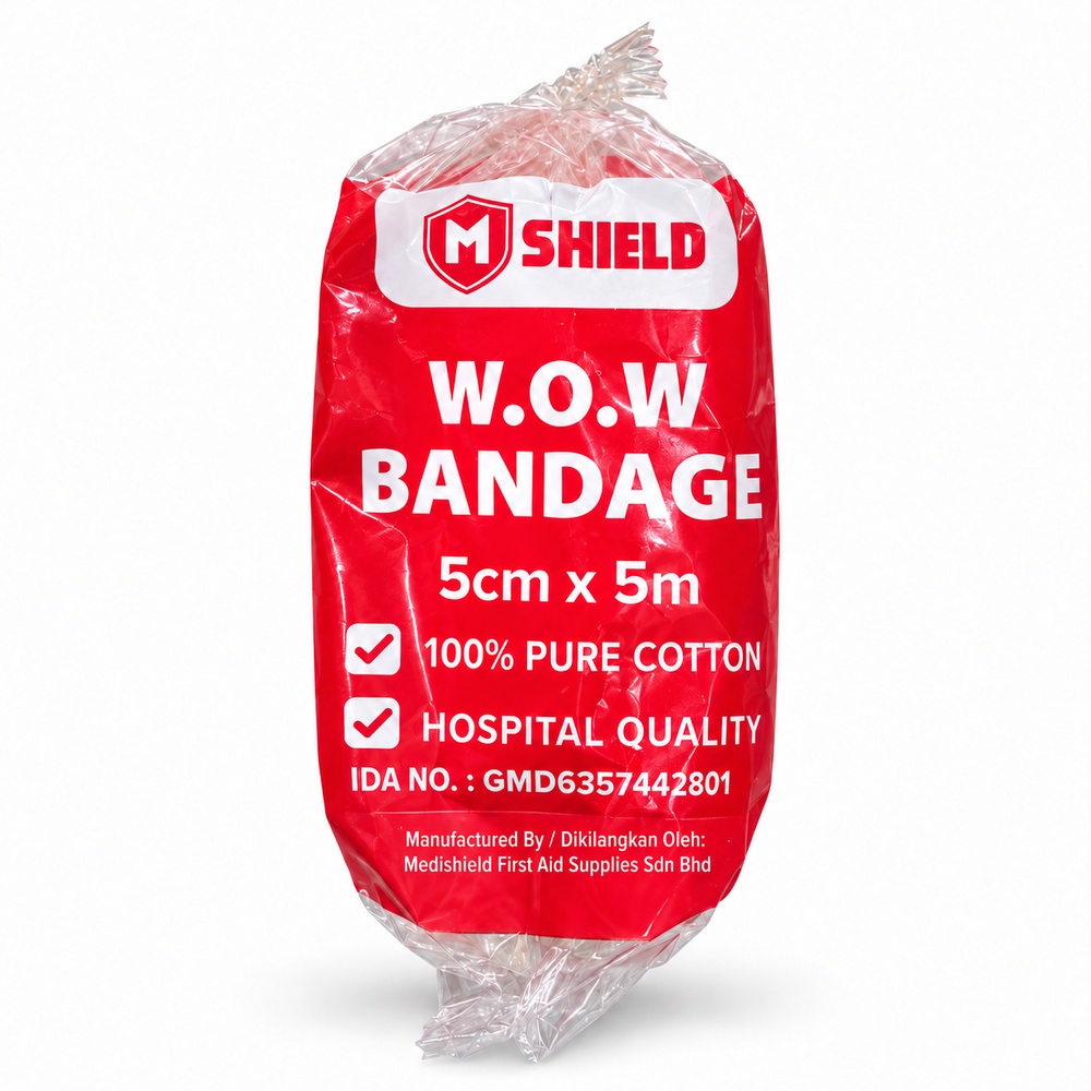 MEDISHIELD WOW BANDAGE 5CM X 5M