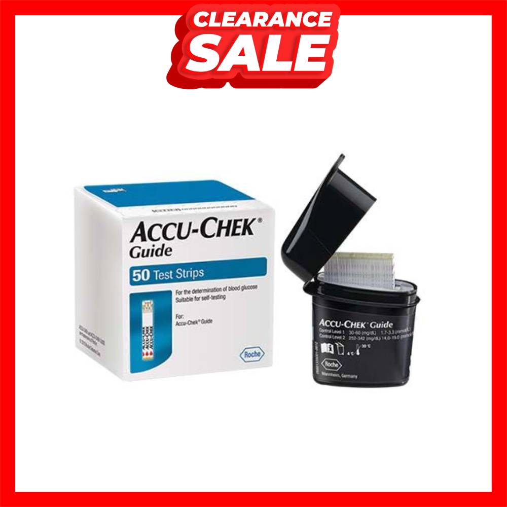 [CLEARANCE] Accu-Chek Guide Strips 50's (EXP: 12/25)