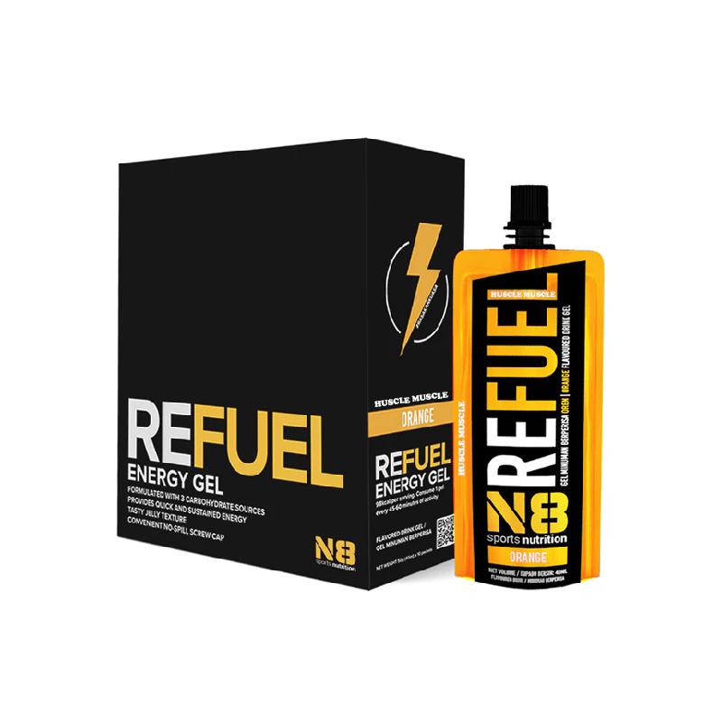 N8 ENERGY GEL 10'S - ORANGE