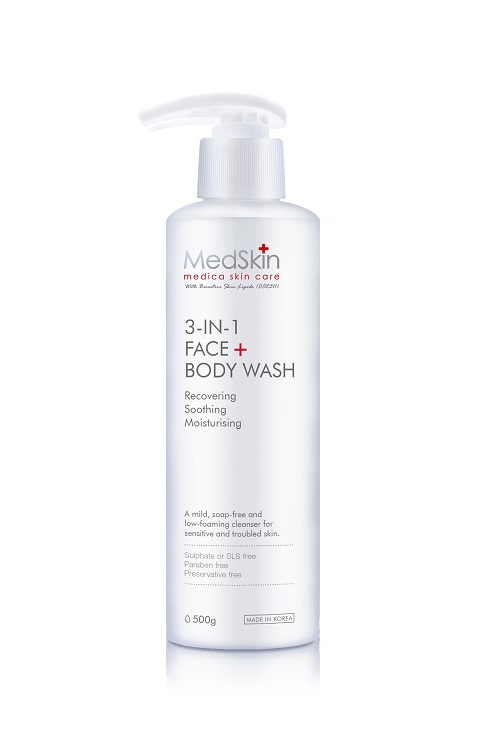 ELDON MEDSKIN 3 IN 1 FACE & BODY WASH 500ML