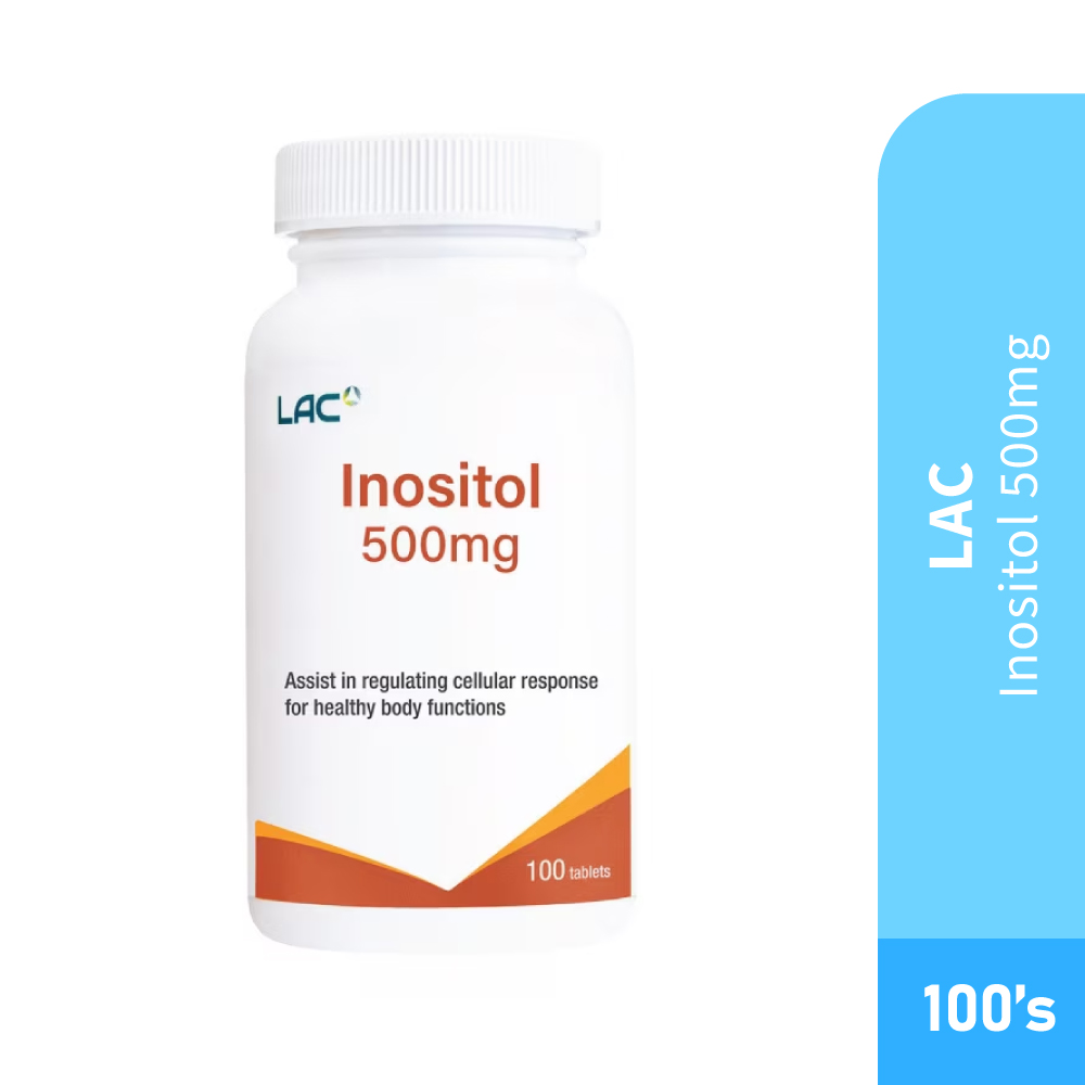 LAC Inositol 500mg 100's Pregnancy Supplement, Ubat Subur Untuk Hamil, Ikhtiar Hamil