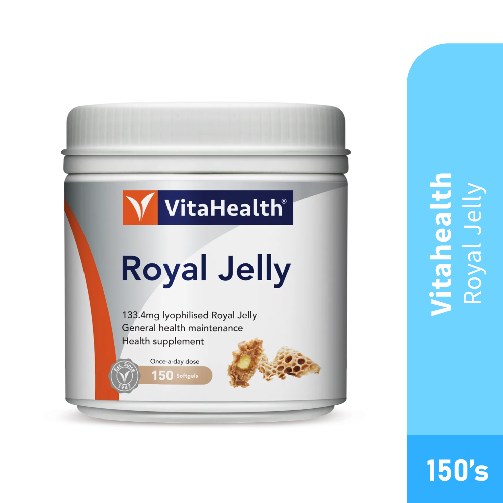 VITAHEALTH Royal Jelly 150's with Royal Jelly Honey, Royal Jelly Supplement