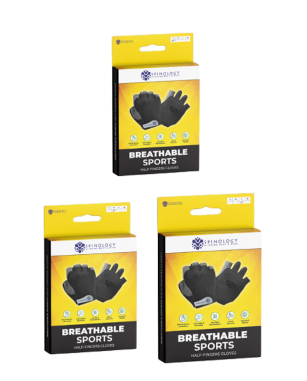 Spinology Breathable Sport Gloves for Gym Glove, Sport Glove (S/M/L)