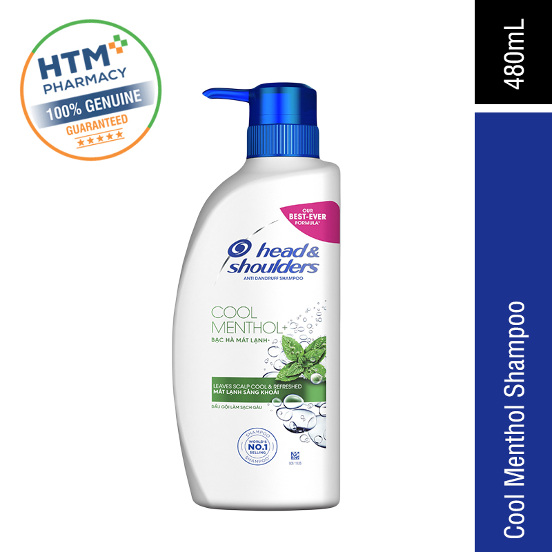 Head & Shoulders Shampoo 480ML - Menthol