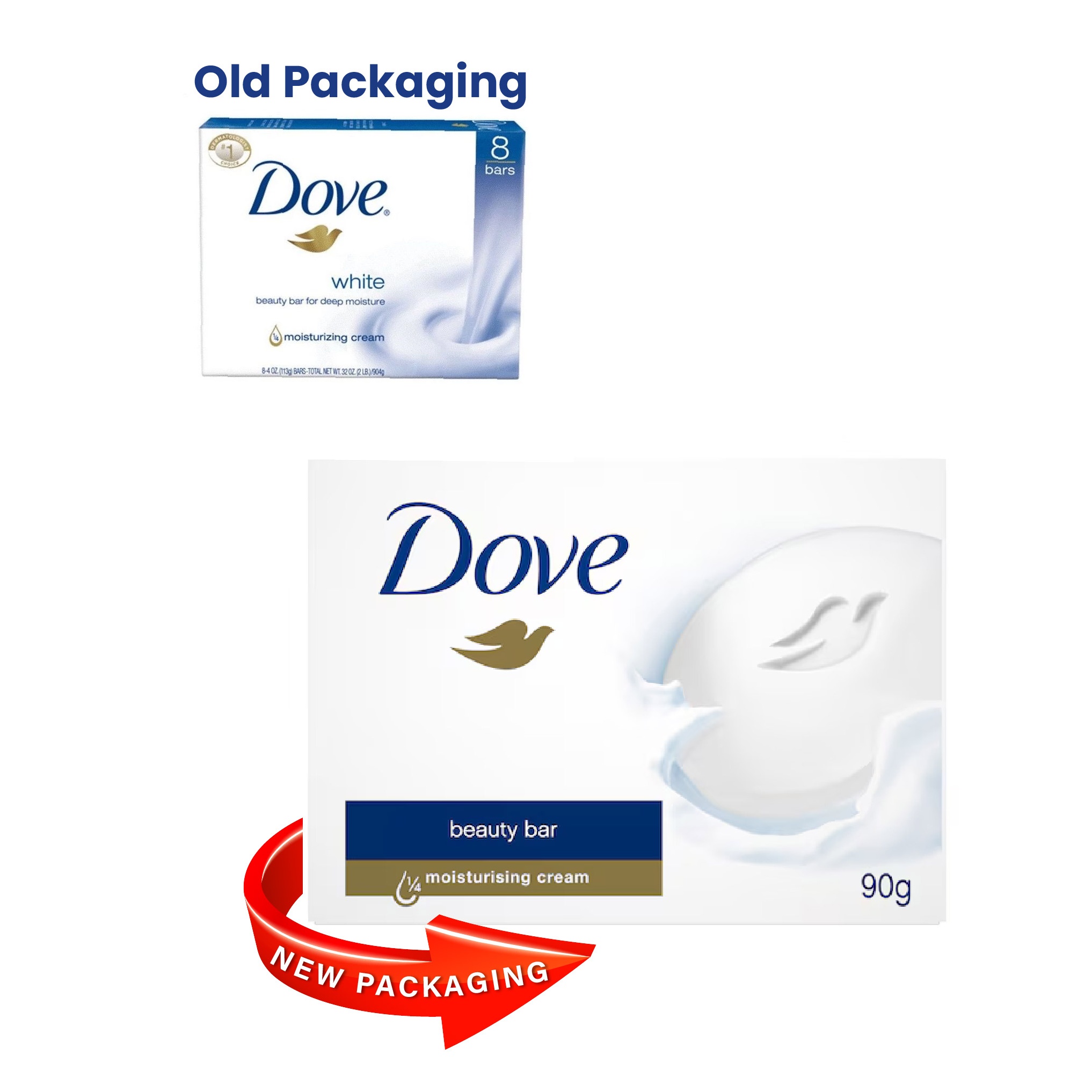 DOVE BAR 90G - WHITE BEAUTY