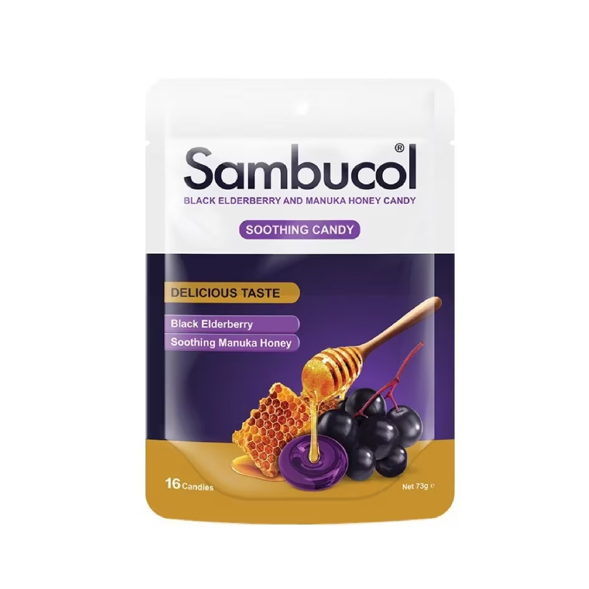 SAMBUCOL MANUKA HONEY CANDY 16'S