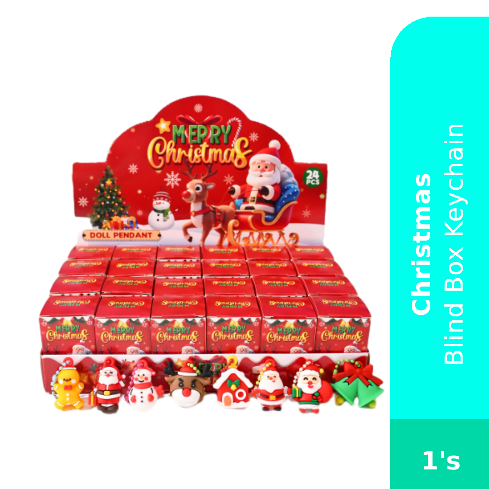 [FOC] Christmas Blind Box Keychain - 1 Random Keychain