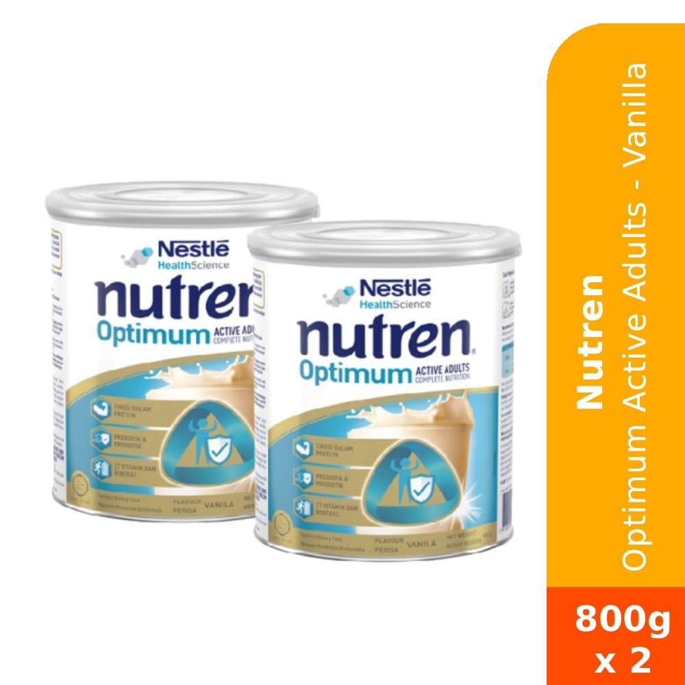 NUTREN Optimum 800g x 2/ Promo Pack - Vanilla