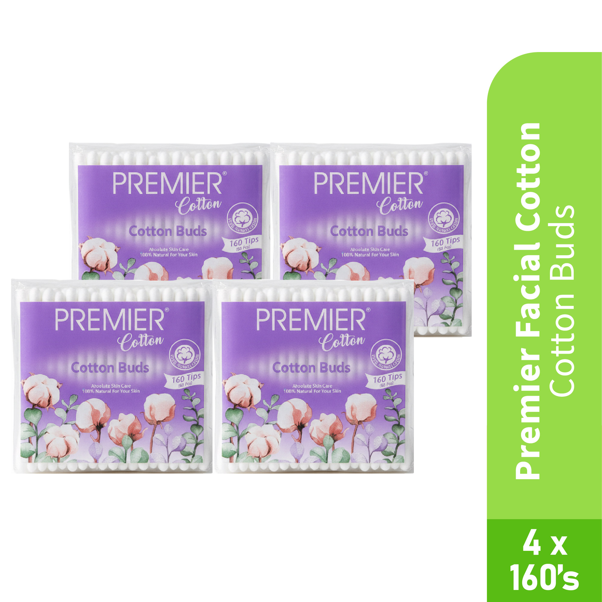 PREMIER Cotton Buds 640's (4 in 1)