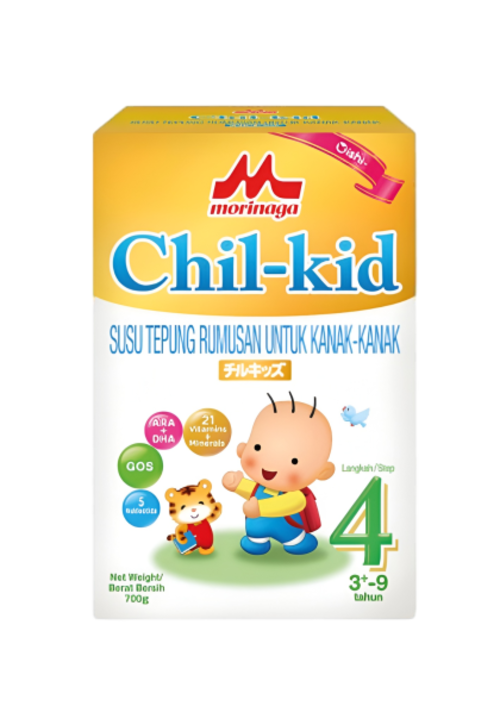 MORINAGA Chil-Kid 4 7009 (3+ - 9 Years Old), Milk Powder, Susu