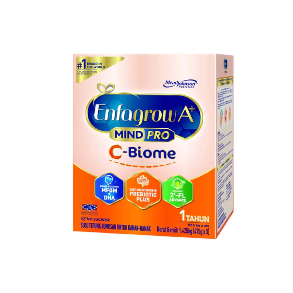 ENFAGROW A+ Mindpro C-Biome for 1.425kg C-Section Born Children Step 3 Milk Formula