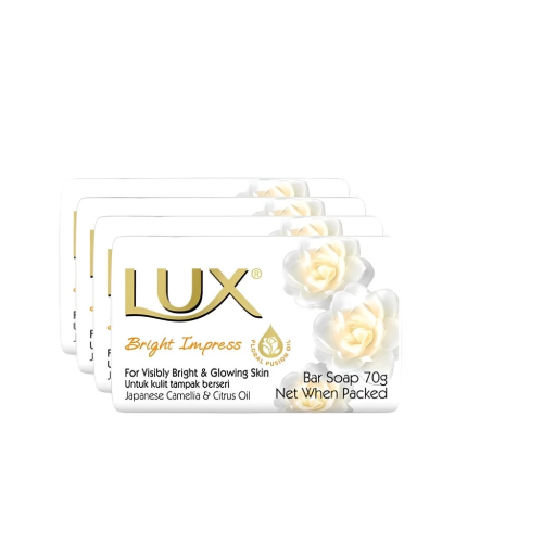 LUX Bar Soap 70g x 4 - White Impress