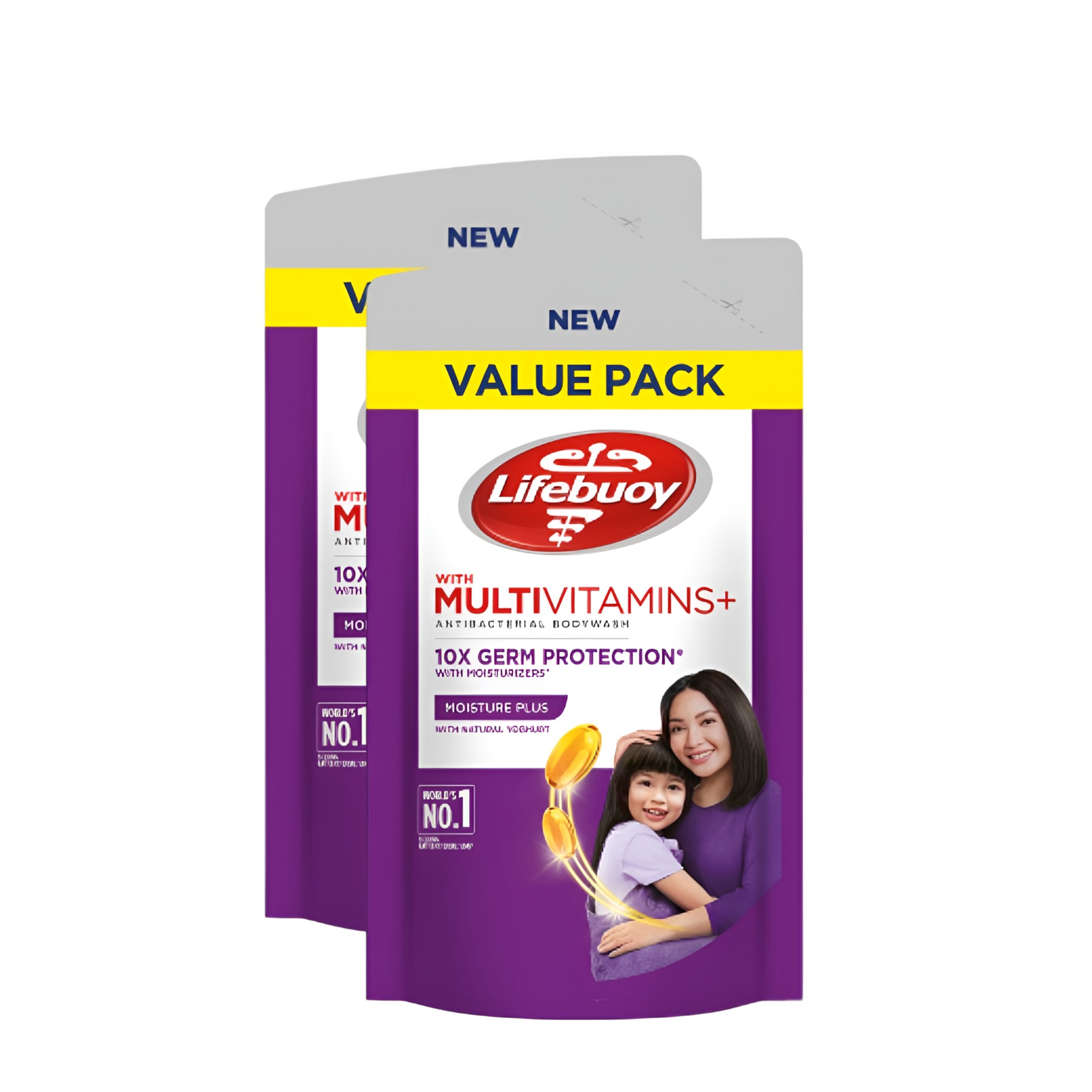 LIFEBUOY Bodywash Refill 800ml x 2 - Moisture Plus