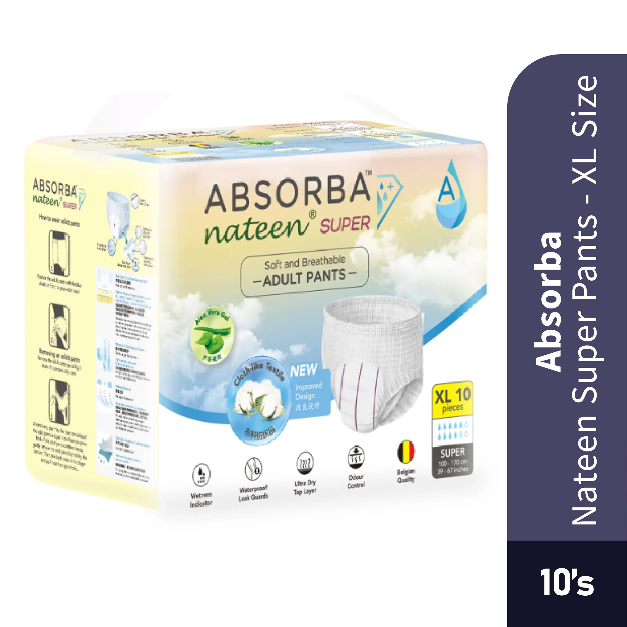 ABSORBA NATEEN Super Pants 10'S + 1'S - XL