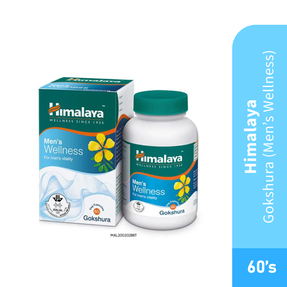HIMALAYA Gokshura 60's for Men Supplement, Ubat Lelaki, Fertility Booster