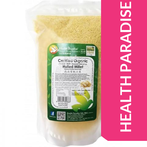 Health Paradise Certified Organic Hulled Millet (NASAA) 500G