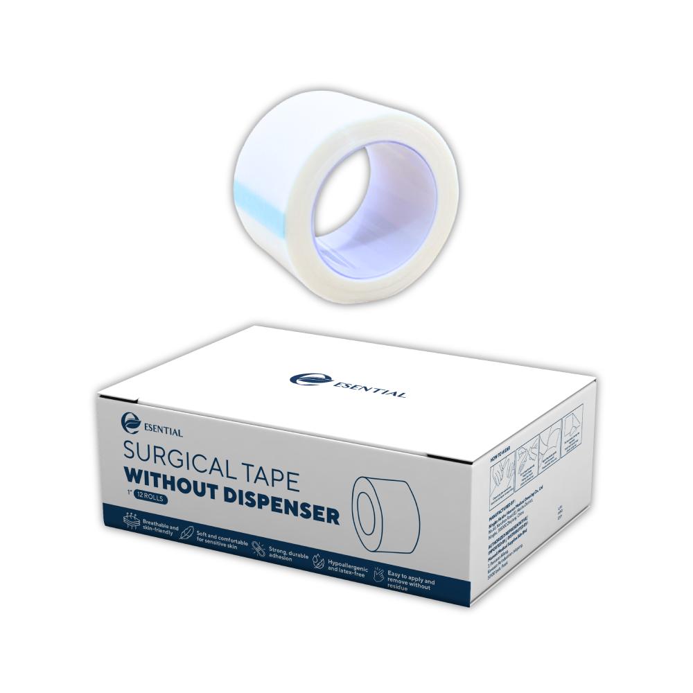 ESENTIAL Surgical Tape 1" without Dispenser (12's/1's) Pita Pelakat Perubatan, Surgical Tape Waterproof