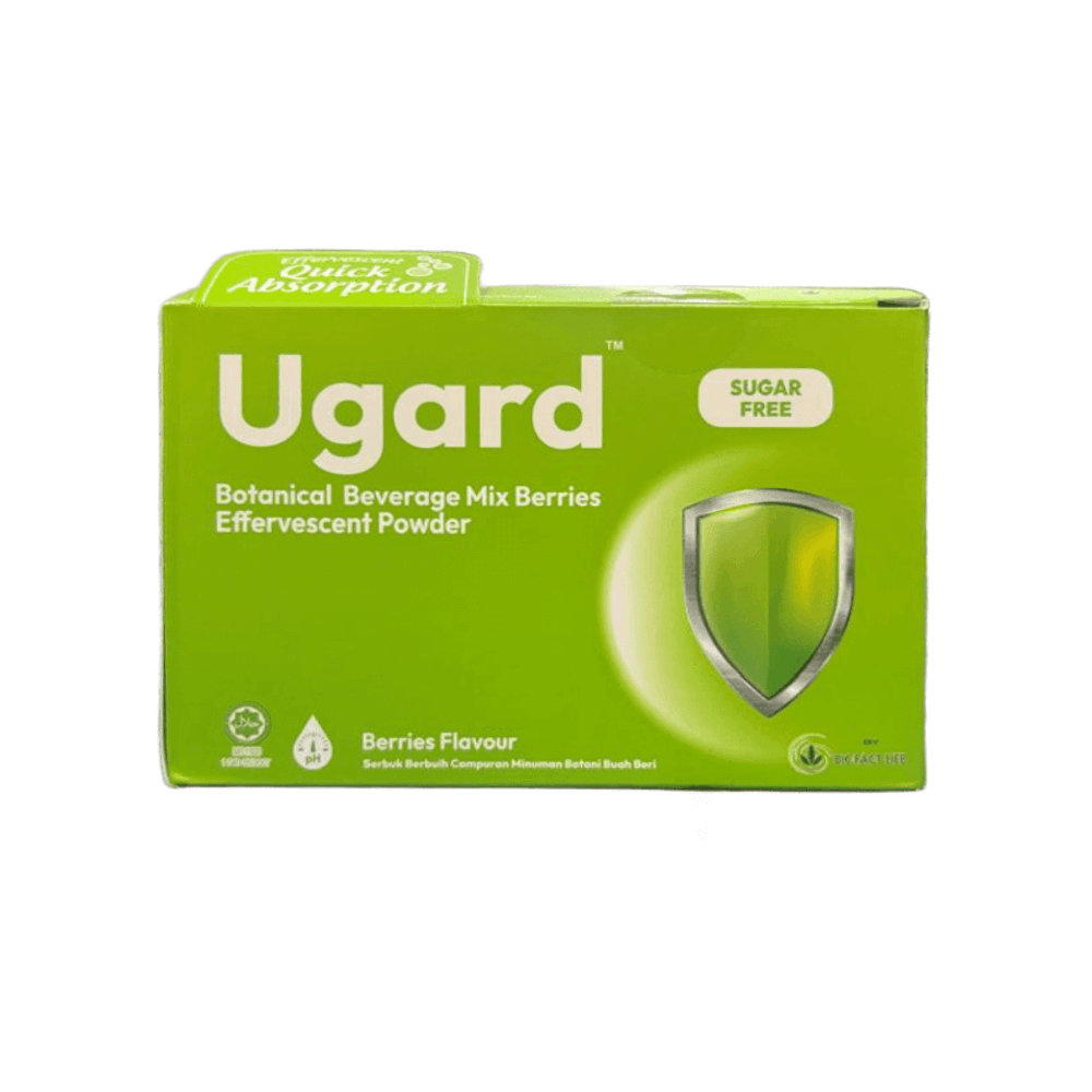 UGARD Botanical Beverage Mix Berries Effervescent Powder 5gX 28's for Urinary Tract Relief