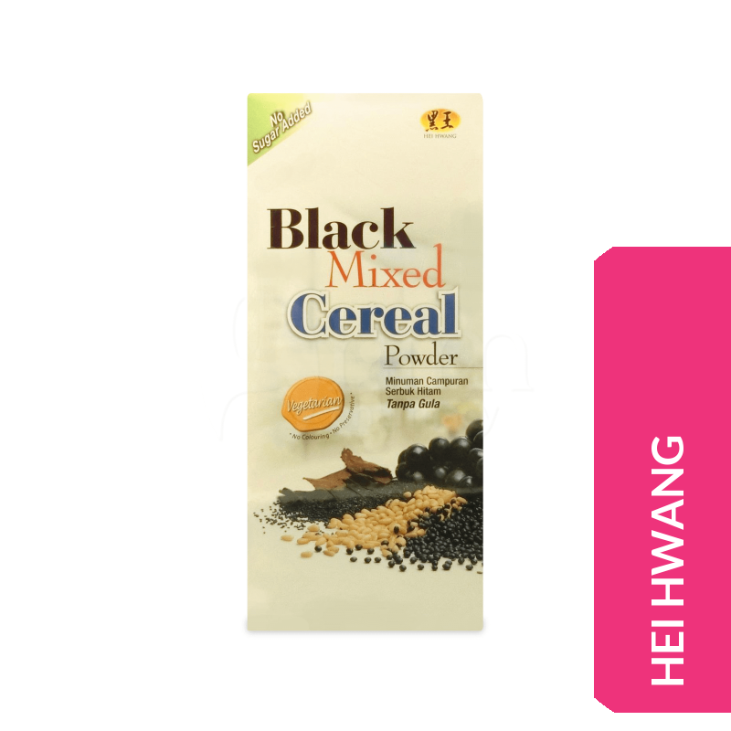 Hei Hwang Black Mixed Cereal Powder (No Sugar) 16'S