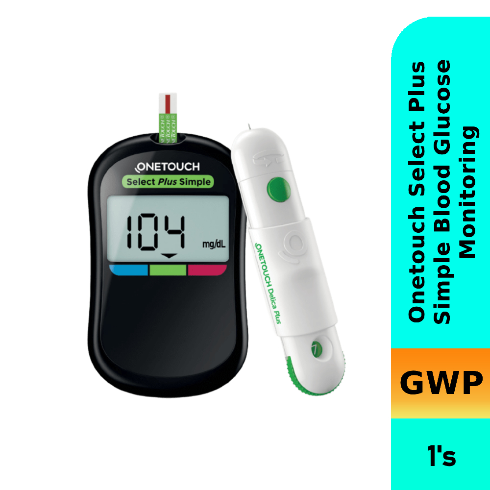 [FOC] ONE TOUCH SELECT PLUS SIMPLE BLOOD GLUCOSE MONITORING