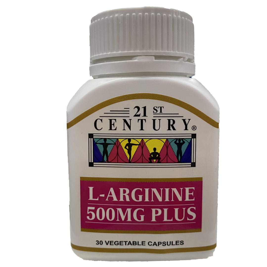 21st Century L-Arginine Plus 500MG 30'S