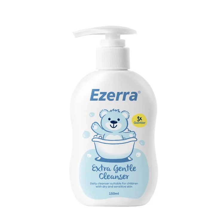 EZERRA Extra Gentle Cleanser 150ml Baby Bodywash for Dry Sensitive Skin, Sabun Bayi