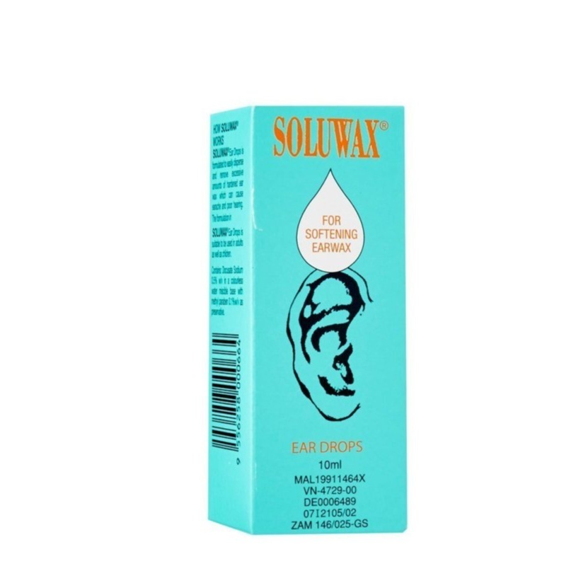 SOLUWAX EAR DROPS 10ML