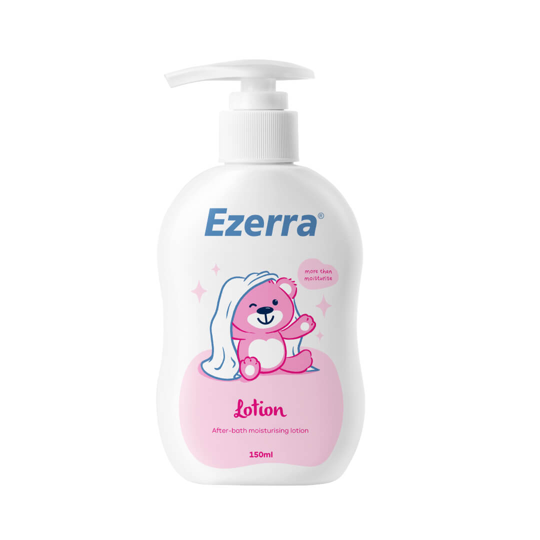 EZERRA Lotion 150ml for Baby Moisturiser Lotion for Dry Sensitive Skin, Losyen Bayi