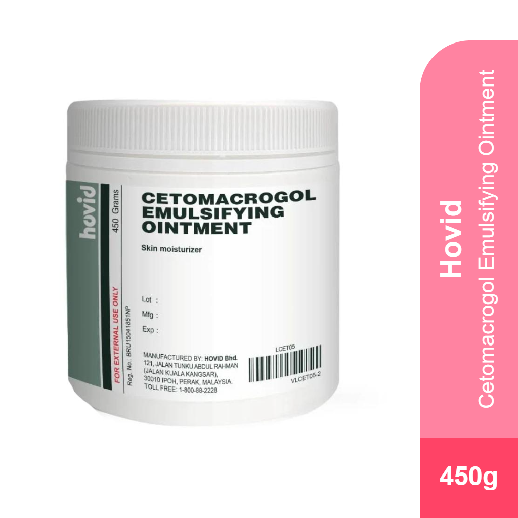 HOVID CETOMACROGOL EMULSIFYING OINTMENT 450G