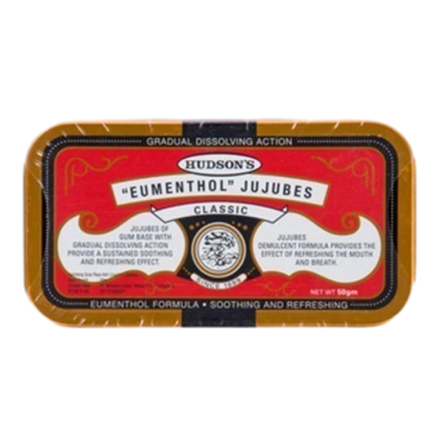 HUDSON'S JUJUBES 50G - CLASSIC (TIN)