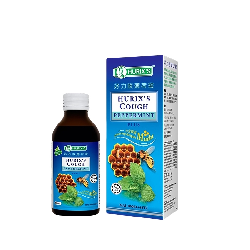 HURIX'S COUGH PEPPERMINT PLUS 60ML