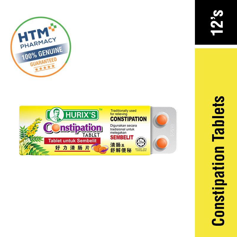 Hurix's Constipation Tablet 12's