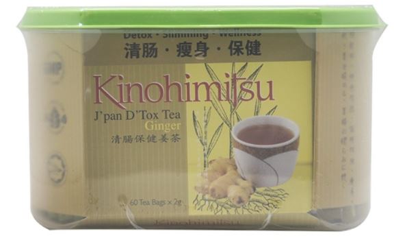 Kinohimitsu J'pan D'tox Tea Ginger 60'S + Container