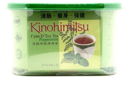 Kinohimitsu J'pan D'tox Tea Peppermint 60'S + Container