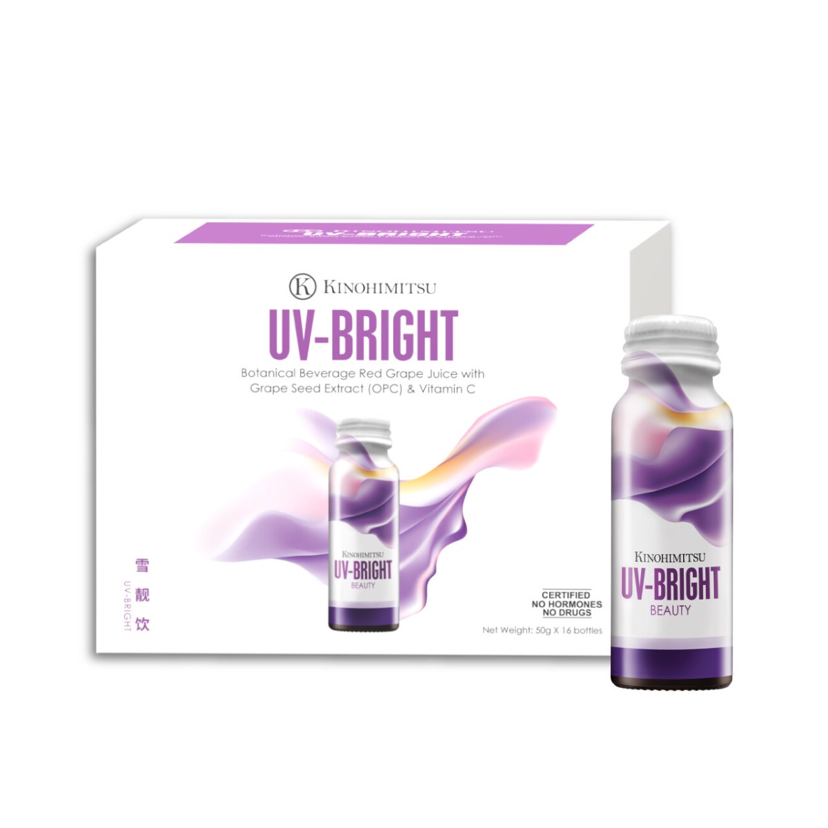 Kinohimitsu J'pan UV-Bright Drink 16'S x 50ML