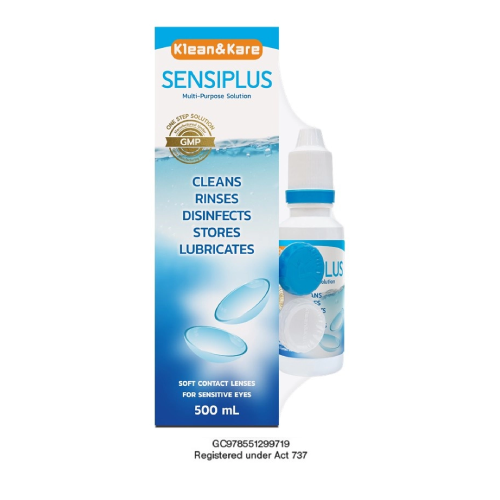 Klean & Kare Sensiplus Multipurpose Solution 500ml+100ml